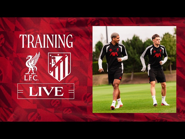 Live Training: Warm-ups for Champions League Matchday 1 | Liverpool vs Atletico