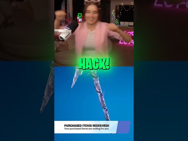 LOSERFRUIT Uses BIRTHDAY TO GET CRYSTAL PICKAXE AND CHUN LI! #fortnite #chunli #loserfruit #fyp