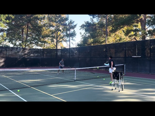 Resets, backhand technique, choosing between one-hand and two-hand shots