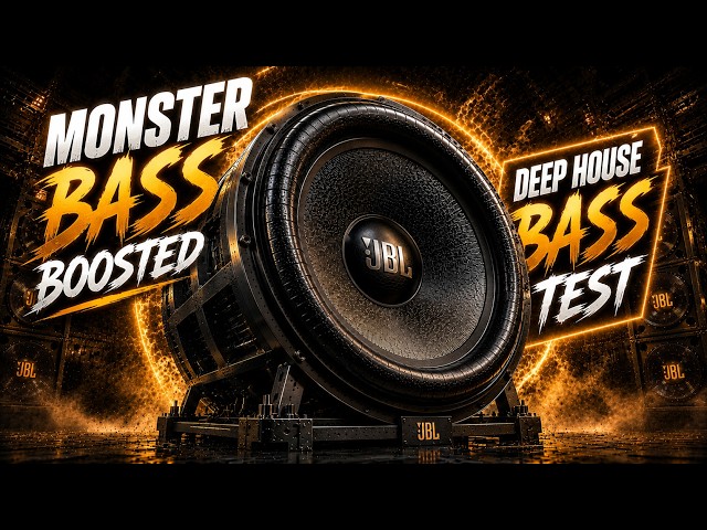 MONSTER BASS BOOSTED: Audiophile Sound System Check & Deep House Bass Test Subwoofer Excursion 🔊