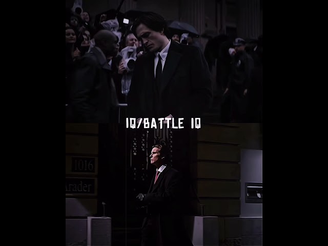 Bruce Wayne (Batman 2022) Vs Patrick Bateman (American Psychopath) #shorts #edit #vs #fypシ