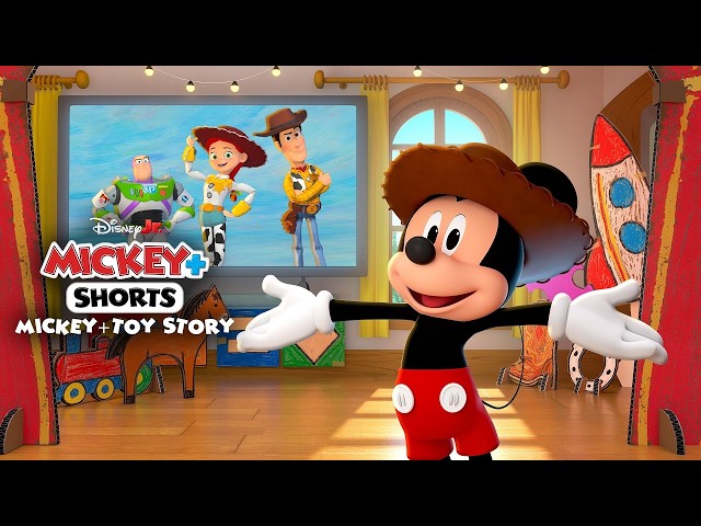 Mickey+ Toy Story ❤️ | Mickey Mouse, Woody, Buzz, and Jessie Play Together | Toy Story | Disney Jr.
