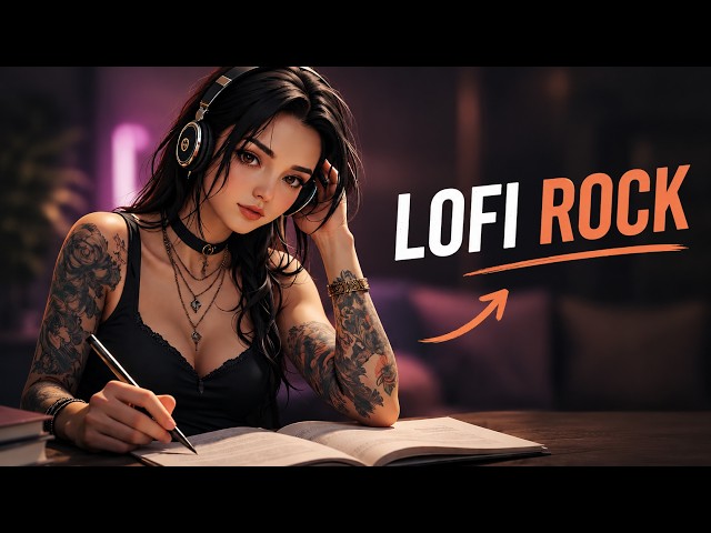 LoFi Rock Radio 🎸 Deep Work Music for Coding & Concentration |  ローファイ・ロック＆メタル
