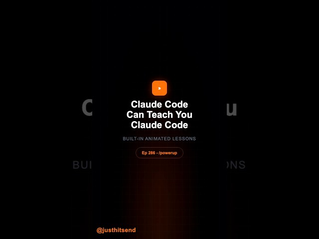 Claude Code Has Built-In Interactive Lessons