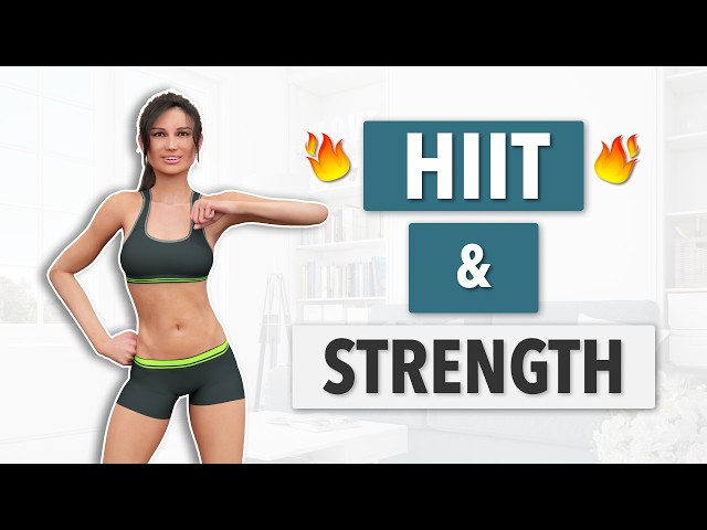 Active HIIT Workout & Bodyweight Strength Training (NO REPEATS)