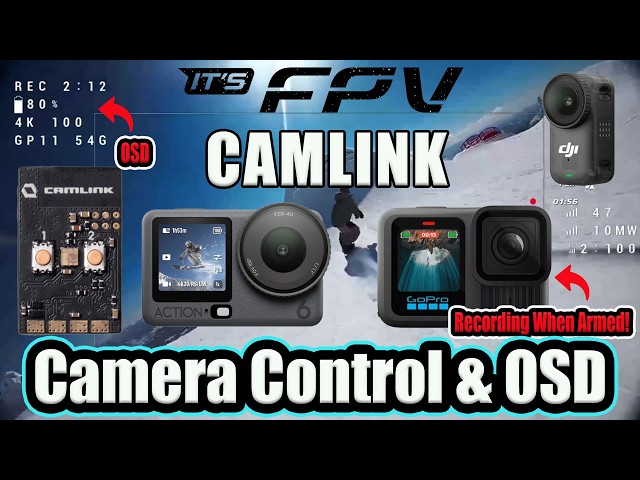 Control Your Action Camera & Get OSD In Betaflight WIth Camlink From IT'S FPV