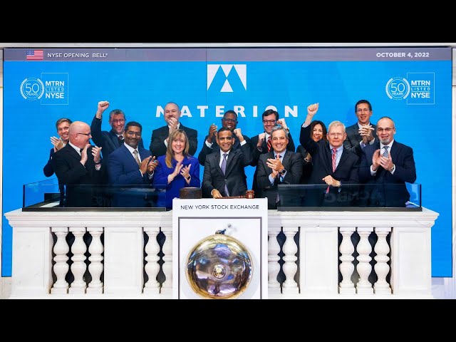Materion Rings Opening Bell at the New York State Exchange