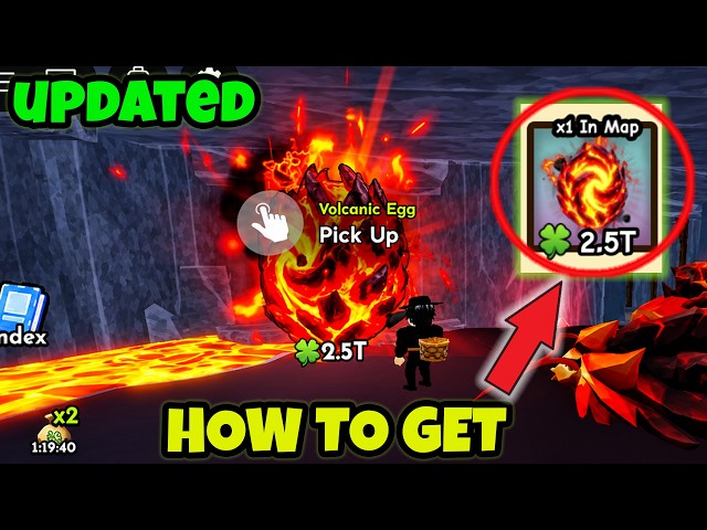 UPDATED! How to get VOLCANIC Eggs FASt in ROblox Ride a PET