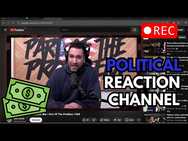 How to Create a Political Reaction Channel (EASY & Get Monetized $$$)