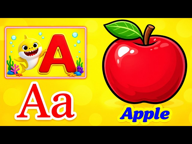 Baby Shark ABC Song | Toddler Learning, Kids Songs, Kindergarten, Toddlers, Preschool Songs