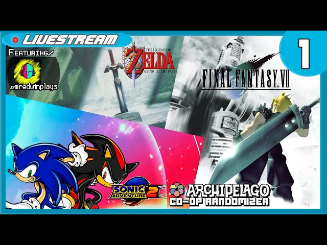 🔴"Attempting a new rando!" (Final Fantasy VII Archipelago Co-op Rando) w/ @mredwinplays