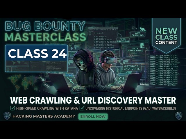 Bug Bounty Masterclass Class 24: Web Application Reconnaissance & Attack Surface Mapping  HINDI/URDU