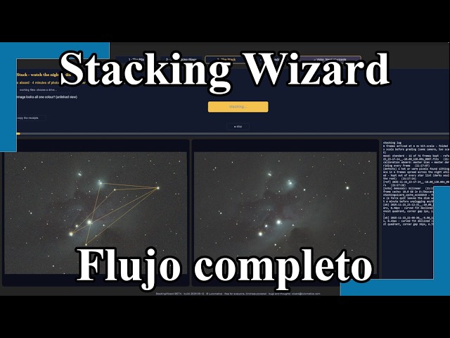 Stacking Images with Lukomatico's Stacking Wizard