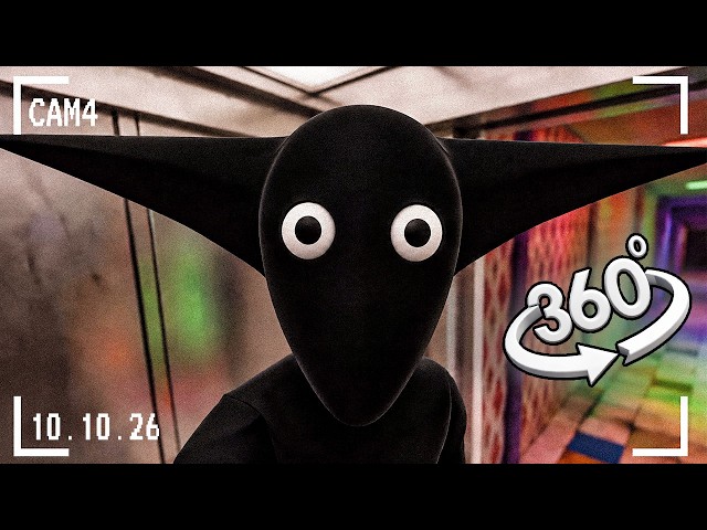 360° REAL Elevator CCTV Footage - MONOCHROME Got In on Floor 4