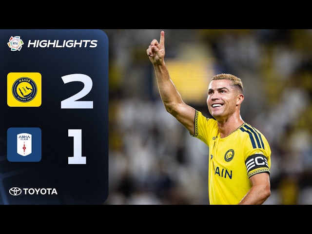 Ronaldo gets 979th goal as Al Nassr beat Abha 🐐 | Powered by Toyota