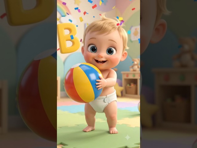 ABC Learning for kids 🌈| 3D cartoon style | #shorts #baby #learning