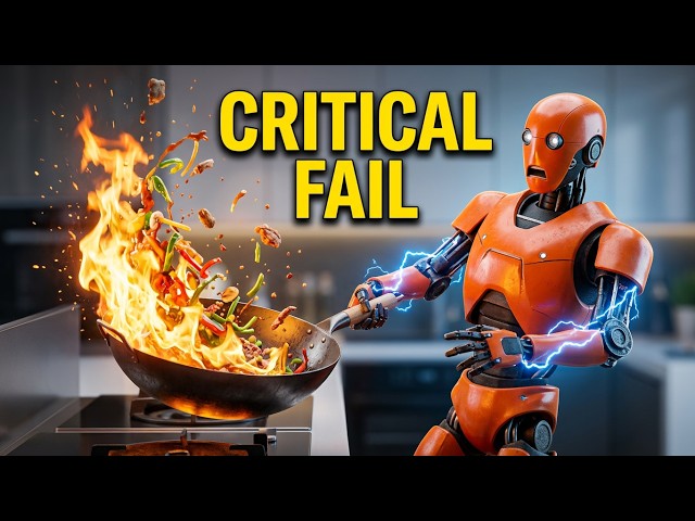 Ai Robot Cooking and other Fails. humanoid robot, artificial intelligence