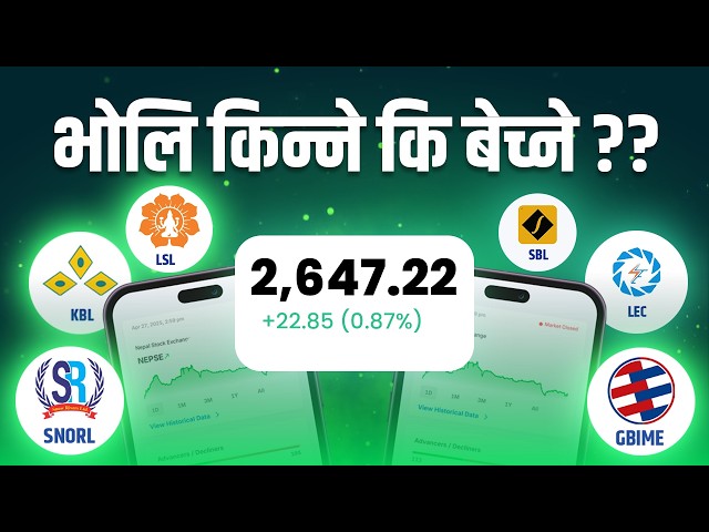 आजको NEPSE Analysis: बजारको Trend, Support र Resistance