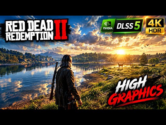 🔥 RDR2 with DLSS 5 + 4K HDR — INSANE Ultra Graphics Gameplay 🤯 | Red Dead Redemption 2
