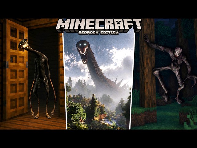 7 Most TERRIFYING Horror Mods For BEDROCK/MCPE | Best Horror Mods For Bedrock Minecraft
