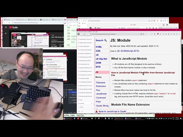 Xah Ep714 JavaScript Module System, tutorial plus rant