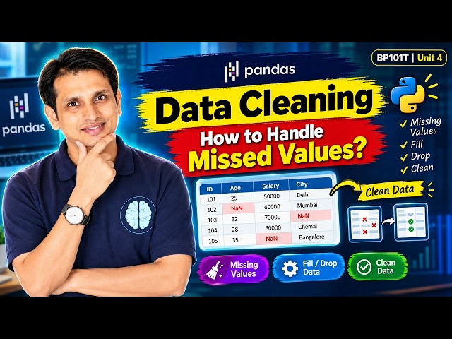Pandas (Part 5): Data Cleaning | How to Handle Missing Values?