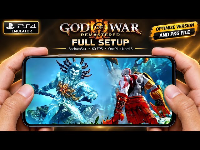 God of War 3 on Mobile 🔥BachataS4+  60 FPS!  | OnePlus Nord 5  Full Setup
