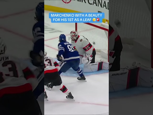 Marchenko is on the board in Toronto 🍁