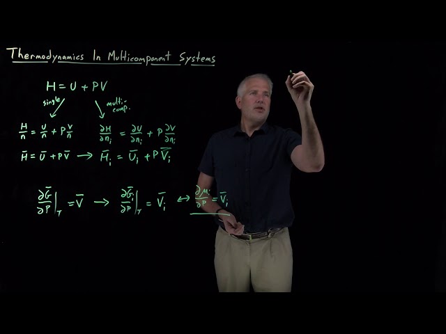 Thermodynamics In Multicomponent Systems