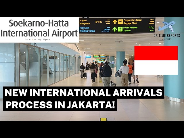 Jakarta (CGK) Airport Terminal 3 International Arrivals Guide and Walkthrough