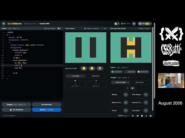 CSSBattle for AUGUST 18 (2026)