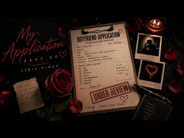 Zavy XO - My Application (Official Lyric Video)
