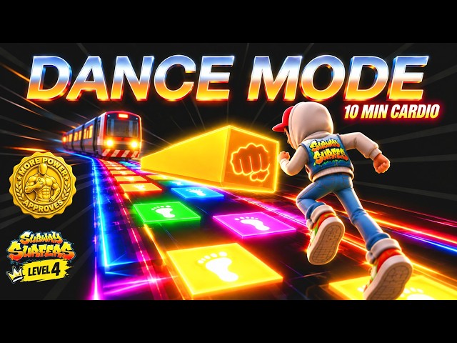 4K Immersive Interactive Warm-up | 🚇 SUBWAY SURFERS DANCE MODE 🕺 | Dance Workout