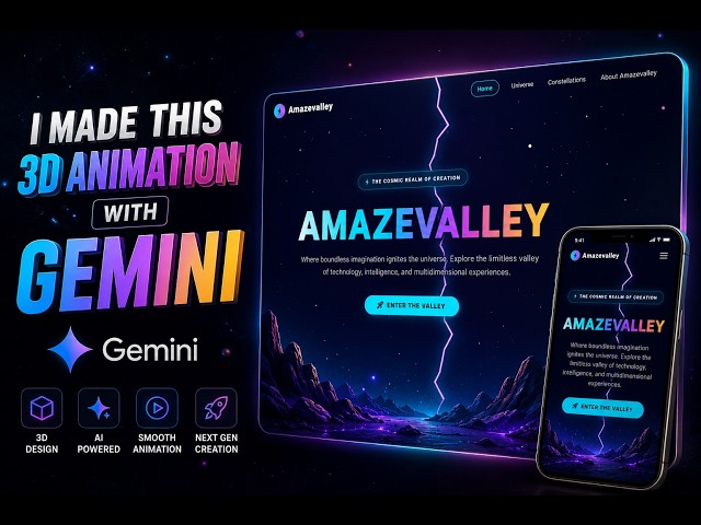 Flutter 3D Parallax Scrolling Tutorial: Shaders, Starfields & Perspective Transforms || Amazevalley