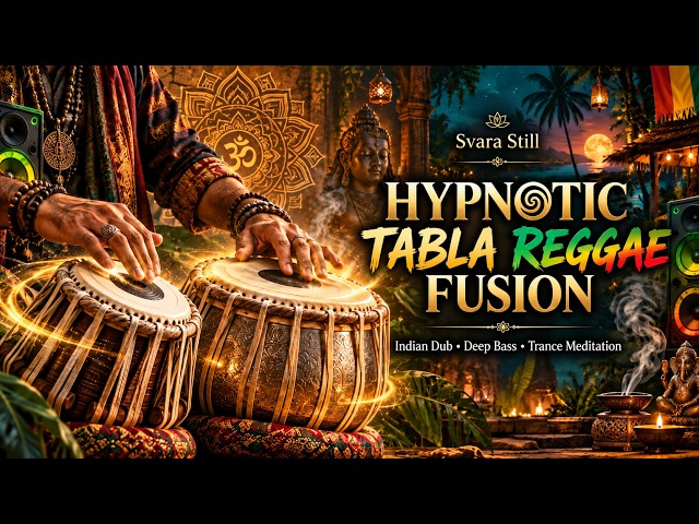 Hypnotic Tabla Reggae Fusion 🥁 Indian Dub, Deep Bass & Meditation Music #Tabla  #MeditationMusic