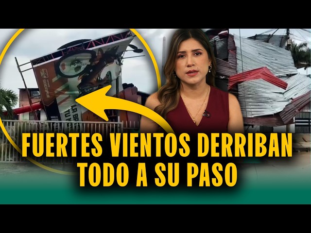 Intensas lluvias, fuertes vientos, relámpagos e inundaciones azotan viviendas y familias