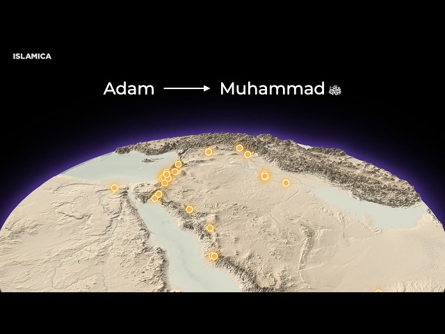 Where All 25 Prophets Lived - 3D Map