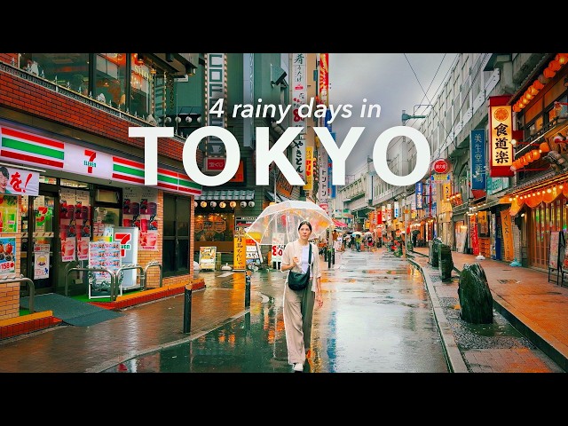 4 rainy days in TOKYO 🇯🇵 best asakusa food spots, stationary & clothes shopping, cultural difference
