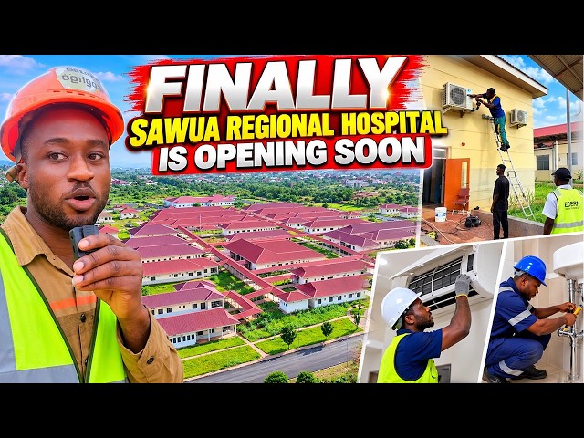 FINALLY! Sawua Regional Hospital Opening Soon 😲- You Won't Believe This, The Road Is Almost Done!