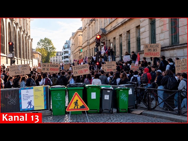 Paris students blockade high schools as nationwide education protests persist