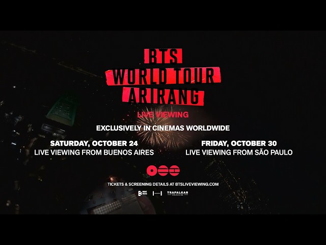 BTS WORLD TOUR ‘ARIRANG’ IN BUENOS AIRES & SÃO PAULO: LIVE VIEWING - Special Trailer