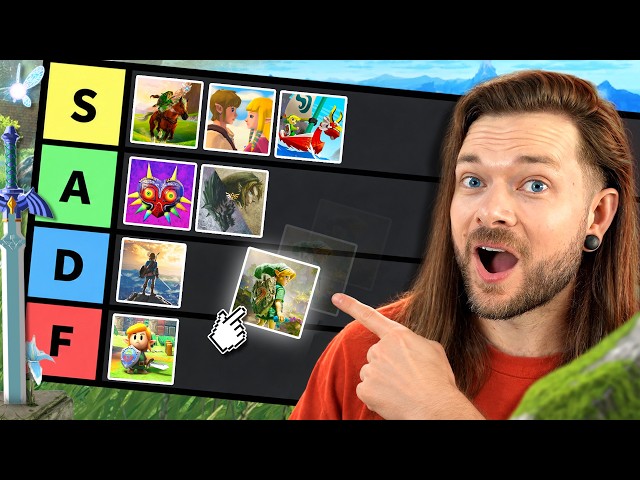 I OFFICIALLY Ranked EVERY ZELDA from BEST to WORST