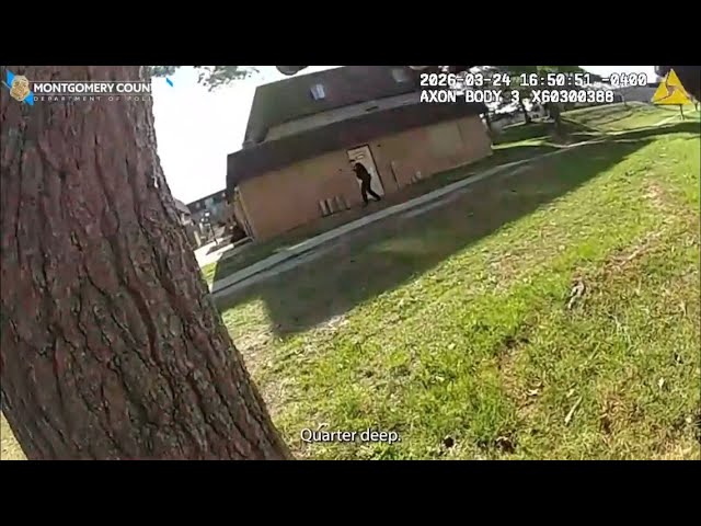 Montgomery County police release body cam video after officer shot suspect near Contour Road