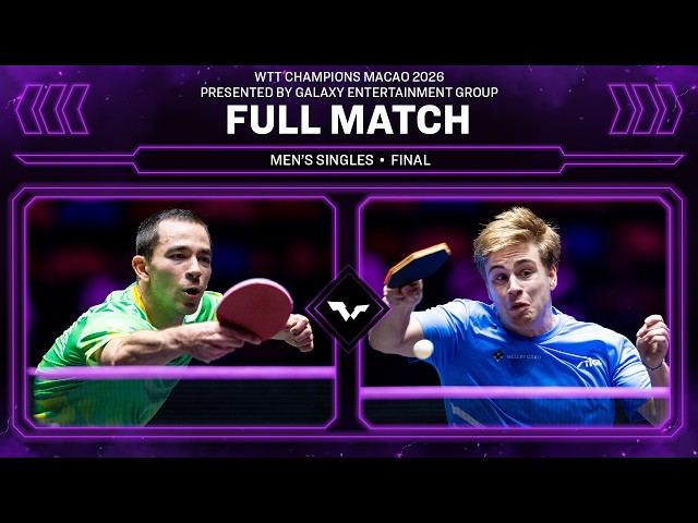 FULL MATCH | Hugo Calderano vs Truls Moregard | MS Final | #WTTMacao 2026