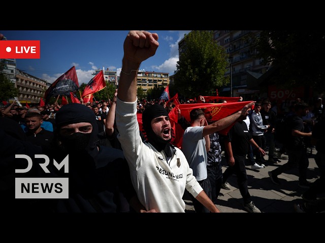 LIVE: Protests Erupt in Pristina Following Hashim Thaçi 25-Year War Crimes Sentence | AB1G