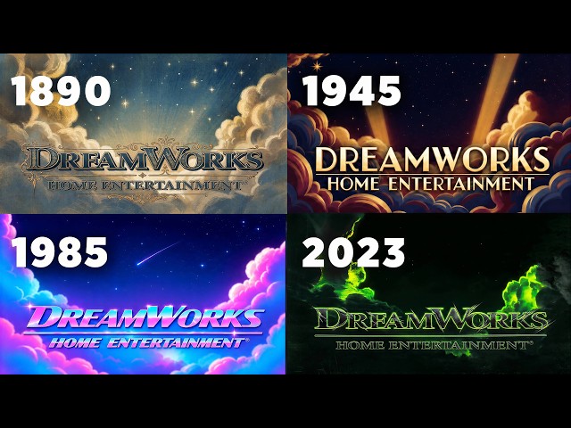 DreamWorks Logo intro EVOLUTION