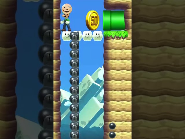 GLITCH that allows you to SUPERJUMP in Super Mario Maker 2! #shorts