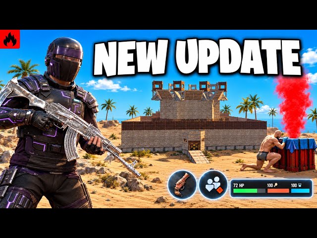 New Update in Beta Test! Flare Gun, New HUD, Kill Display & More | Oxide Survival Island