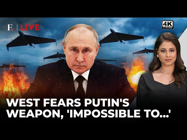 7,700 Hit! Putin's Jet-Powered Drones Swarm Ukraine | Zelensky Sounds Alarm | Firstpost Live | 4K
