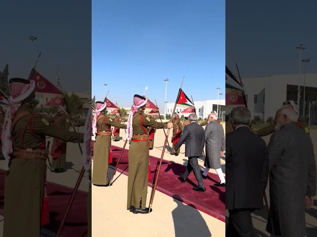 PM Modi arrives in Amman, Jordan | #shorts